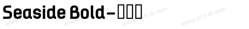 Seaside Bold字体转换